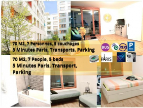 Paris Stade de France, 7 pers, Parking